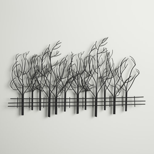 Andover Mills™ Metal Field of Twelve Trees Wall Decor & Reviews Wayfair